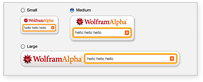 Put a Wolfram|Alpha box on your site