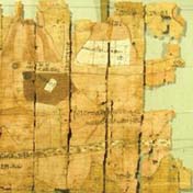 The Turin Papyrus is the first known topographic map.