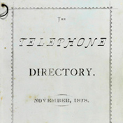 The first phone directory is issued, listing 50 subscribers in New Haven, Connecticut.