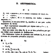 Formalizing the rules of arithmetic