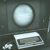 The first full-text searching of documents by computer is demonstrated.
