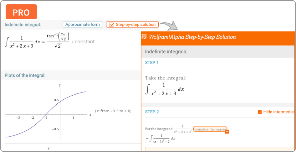 Example step-by-step solutions image