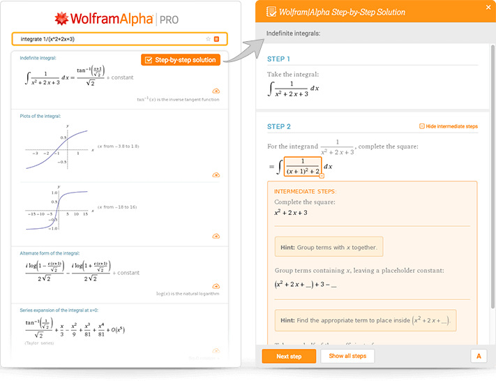 Wolfram|Alpha Pro For Students: Homework And Research Tool
